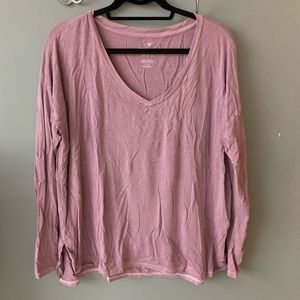 Pink/purple soft &sexy American Eagle long sleeve